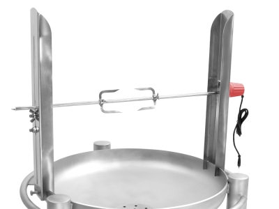 Edelstahl-Grill-Drehspie� elektrisch 6008 DS