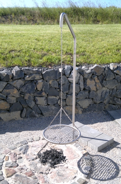 Kompakt Edelstahl-Schwenker Grillgalgen-Set 0066 EGKX