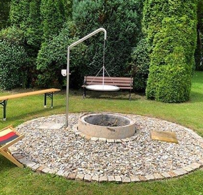 Kompakt Edelstahl-Schwenker Grillgalgen-Set 0066 EGKX