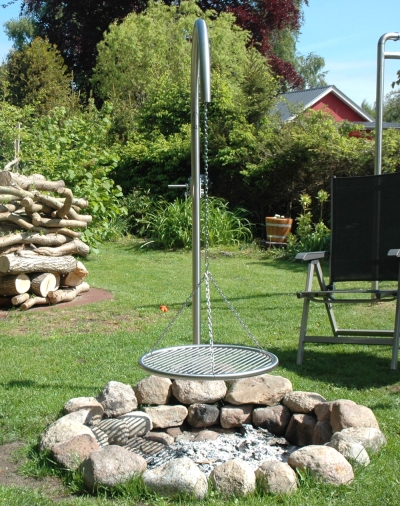 Kompakt Edelstahl-Schwenker Grillgalgen-Set 0066 EGKR