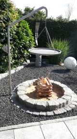 Kompakt Edelstahl-Schwenker Grillgalgen-Set 0077 EGK