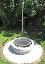 Kompakt Edelstahl-Schwenker Grillgalgen-Set 0077 EGKR