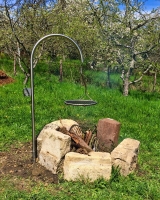 Swing arm set with cooking grate 0066 EGKRX