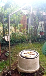 Kompakt Edelstahl-Schwenker Grillgalgen-Set 0066 EGK