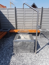 Kompakt Edelstahl-Schwenker Grillgalgen-Set 0077 EGKX