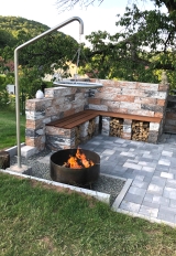 Kompakt Edelstahl-Schwenker Grillgalgen-Set 0077 EGK